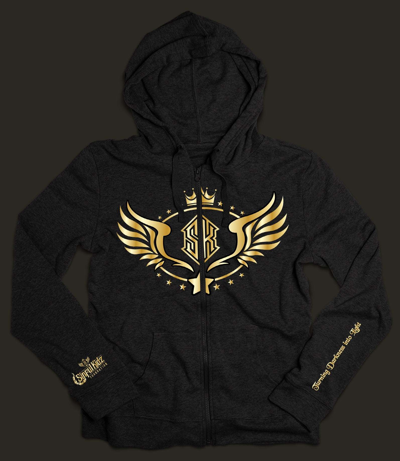 さらに100円引き◆ROMANTIC CROWN◆THUNDER LOGO HOODIE HOODIE | ROMANTIC CROWN